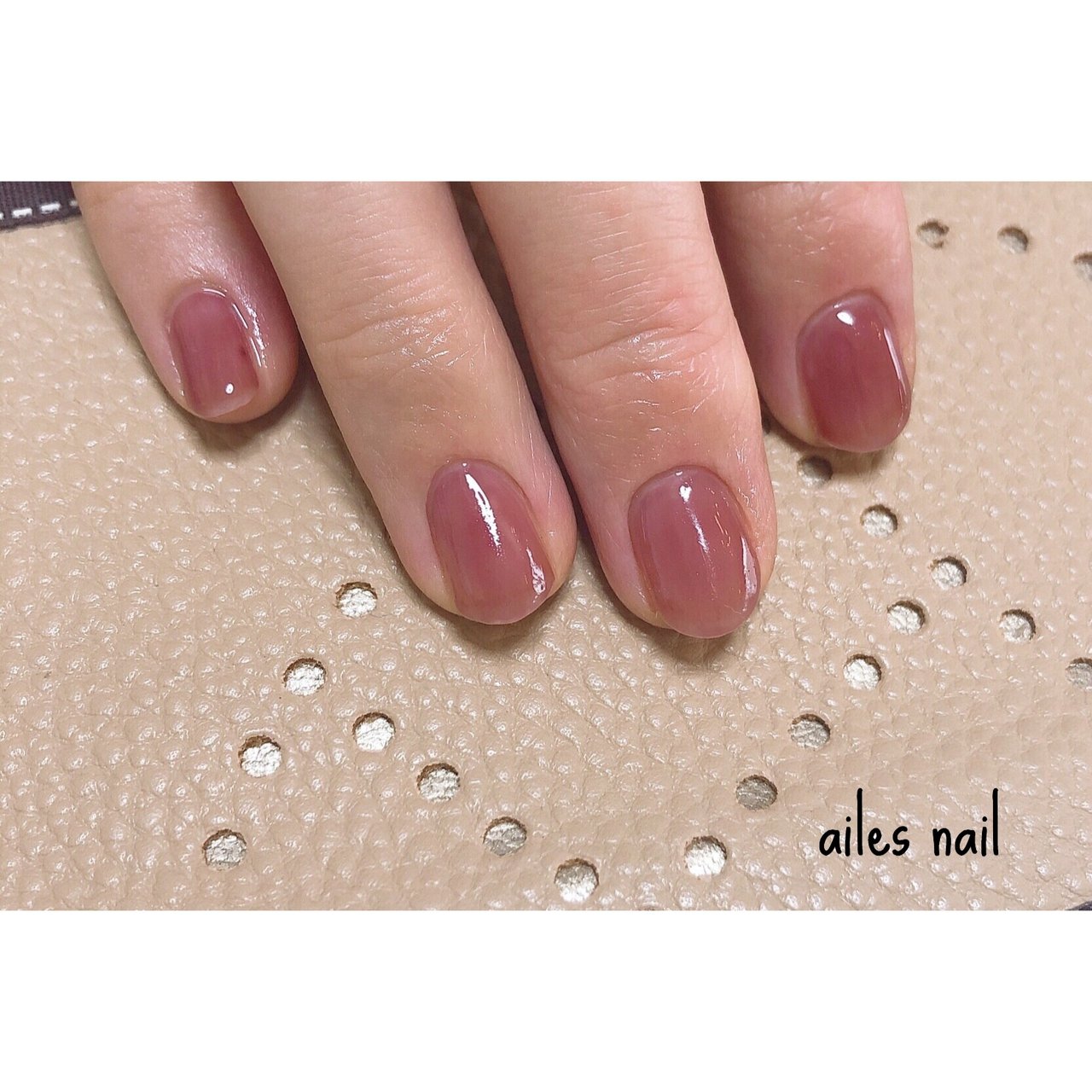 ハンド ワンカラー ブラウン お客様 府中 Ailes Nail エールネイルのネイルデザイン No ネイルブック