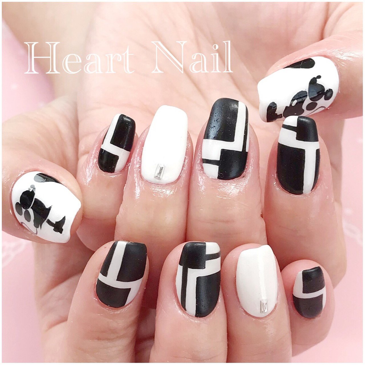 秋 冬 オールシーズン ハロウィン ハンド Heart Nailのネイルデザイン No ネイルブック