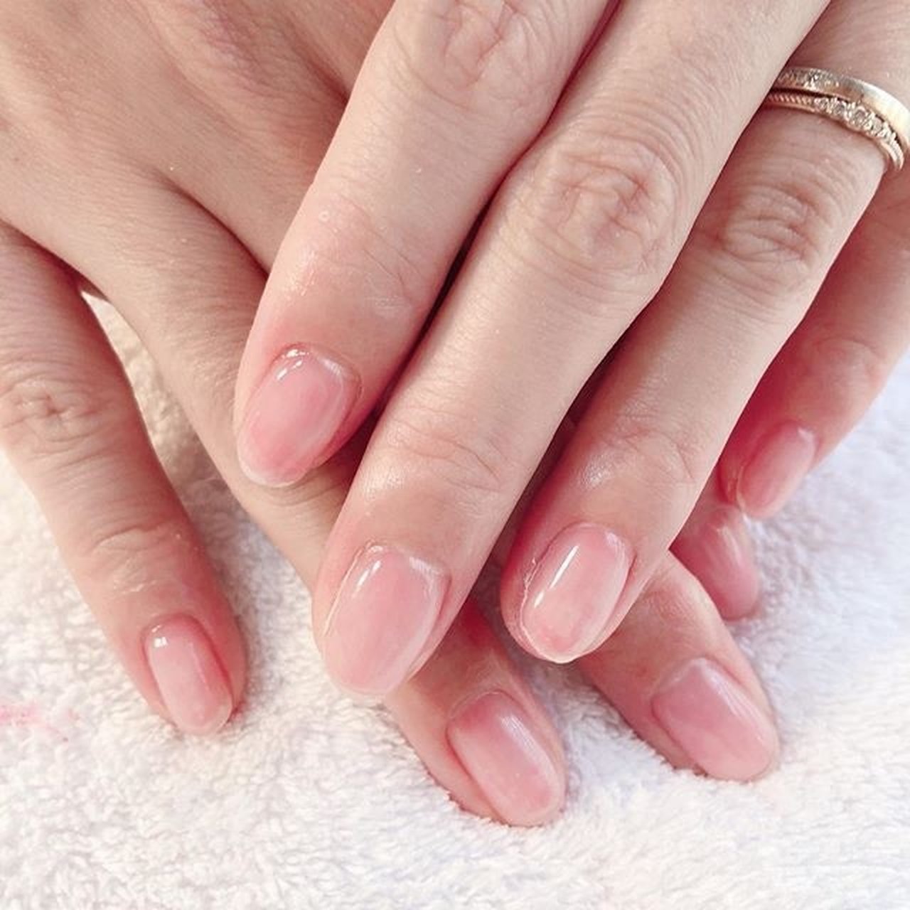 オールシーズン ハンド シンプル クリア ジェルネイル Plus Nail プラスネイルのネイルデザイン No ネイルブック