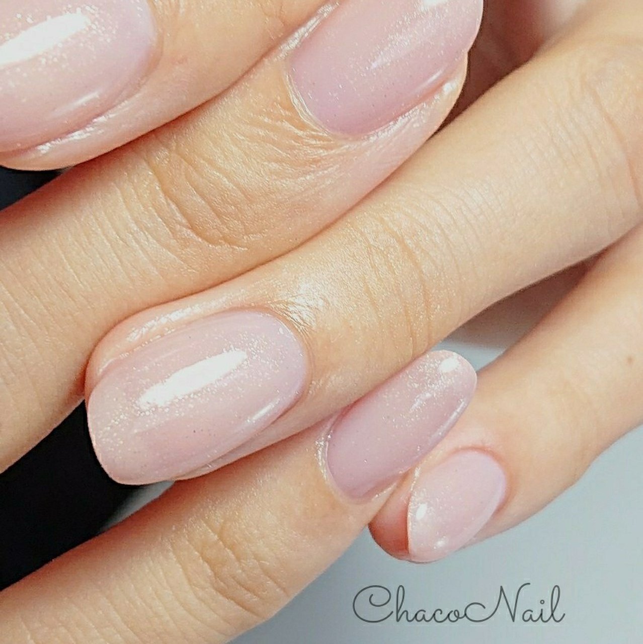 オールシーズン ブライダル ハンド シンプル ワンカラー Chaco Nailのネイルデザイン No ネイルブック