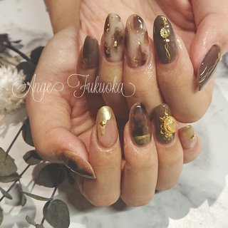 人気順 べっ甲 スカルプチュアのネイルデザイン ネイルブック