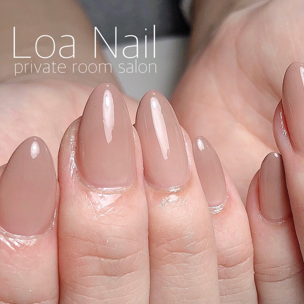 オールシーズン グラデーション ベージュ Loa Nailのネイルデザイン No ネイルブック