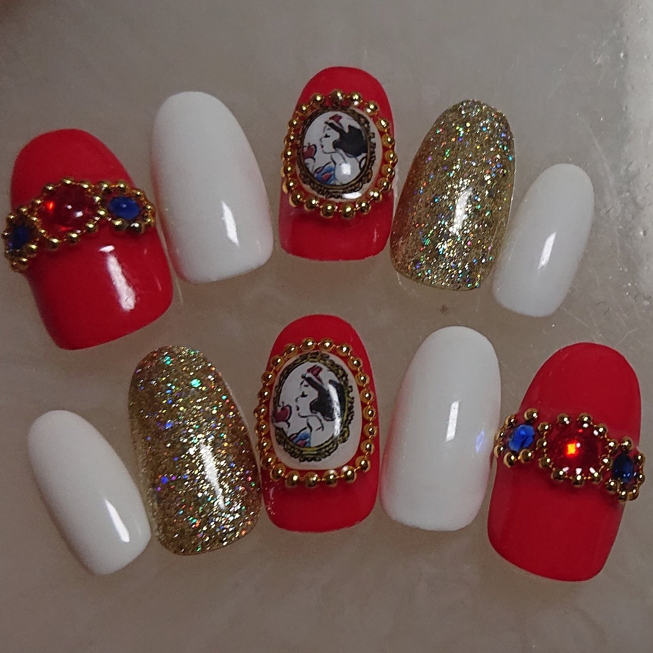 ハンド 痛ネイル キャラクター 3d ミディアム なおちんのネイルデザイン No ネイルブック