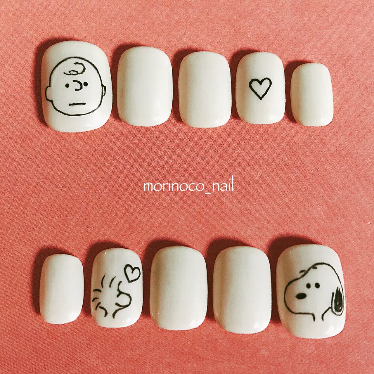 キャラクター ベージュ グレージュ Morinoco Nailのネイルデザイン No ネイルブック