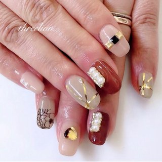 金テープのネイルデザイン ネイルブック