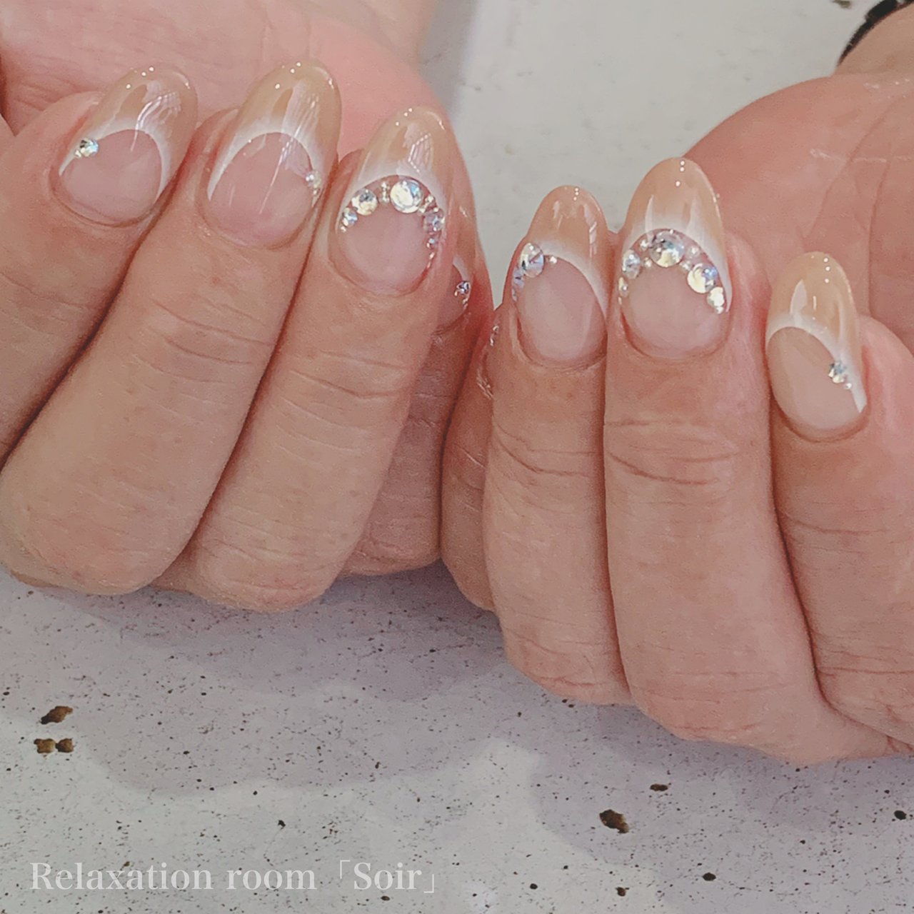 オールシーズン オフィス ブライダル パーティー ハンド Nail Likeのネイルデザイン No ネイルブック