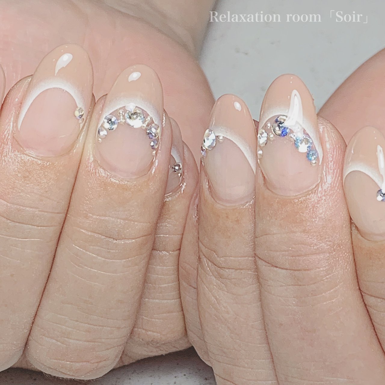 オールシーズン オフィス ブライダル パーティー ハンド Nail Likeのネイルデザイン No ネイルブック