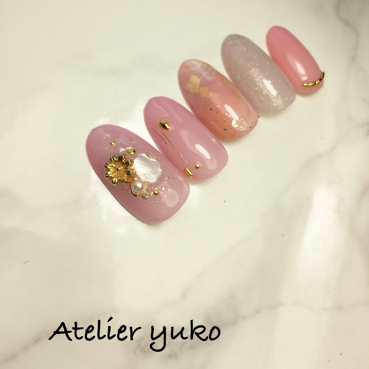 秋 オフィス ハンド ワンカラー ニュアンス Atelier Yukoのネイルデザイン No ネイルブック