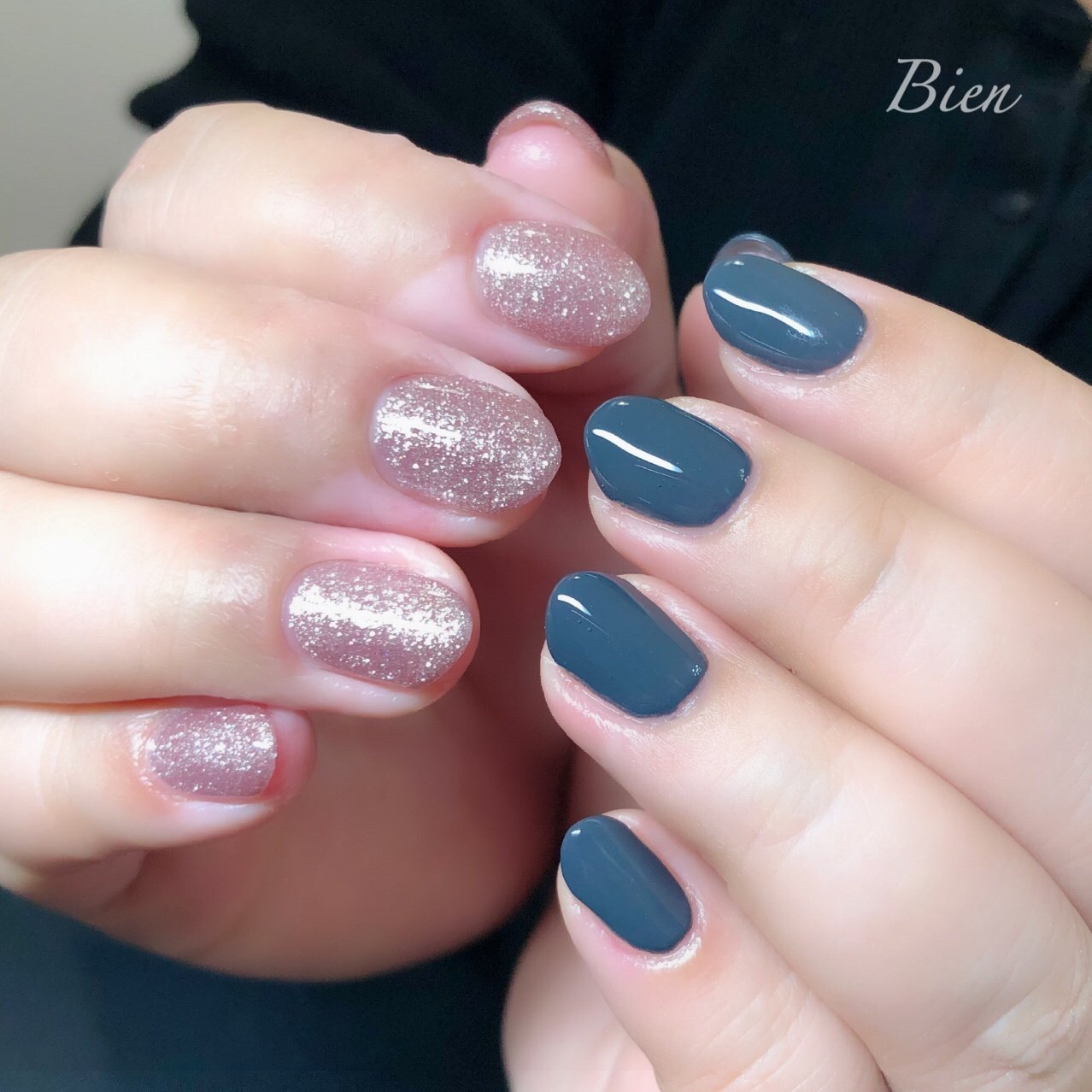 秋 冬 オールシーズン ハンド ラメ エミのネイルデザイン No ネイルブック