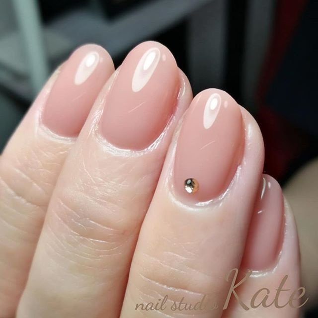 オールシーズン ハンド シンプル ワンカラー ミディアム イケコのネイルデザイン No ネイルブック