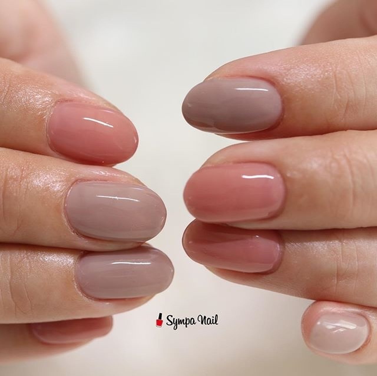 オールシーズン/ハンド/シンプル/ワンカラー/ベージュ - Sympa nailの