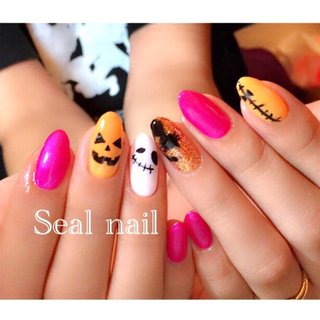 22年 新着順 ハロウィン お客様 Seal Nailのネイルデザイン ネイルブック