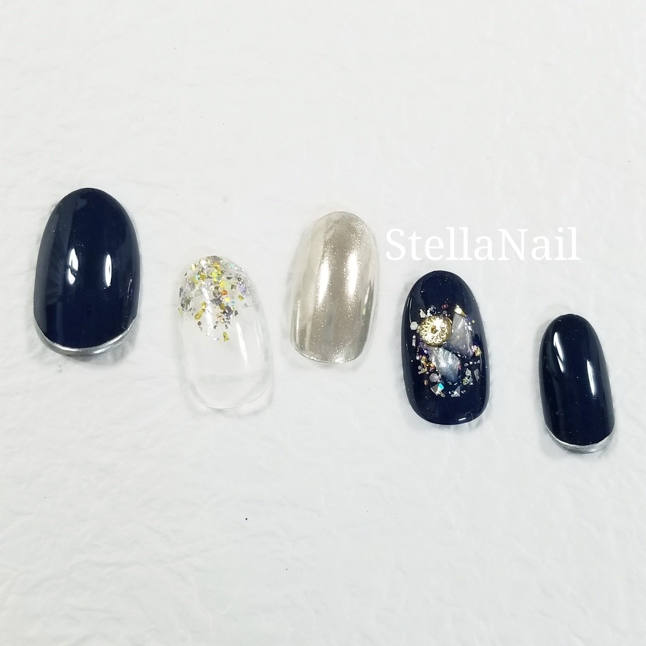 秋 冬 ハンド ジェル ネイルチップ Stella Nailのネイルデザイン No ネイルブック