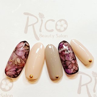 人気順 ジェルネイル フォークアートのネイルデザイン ネイルブック