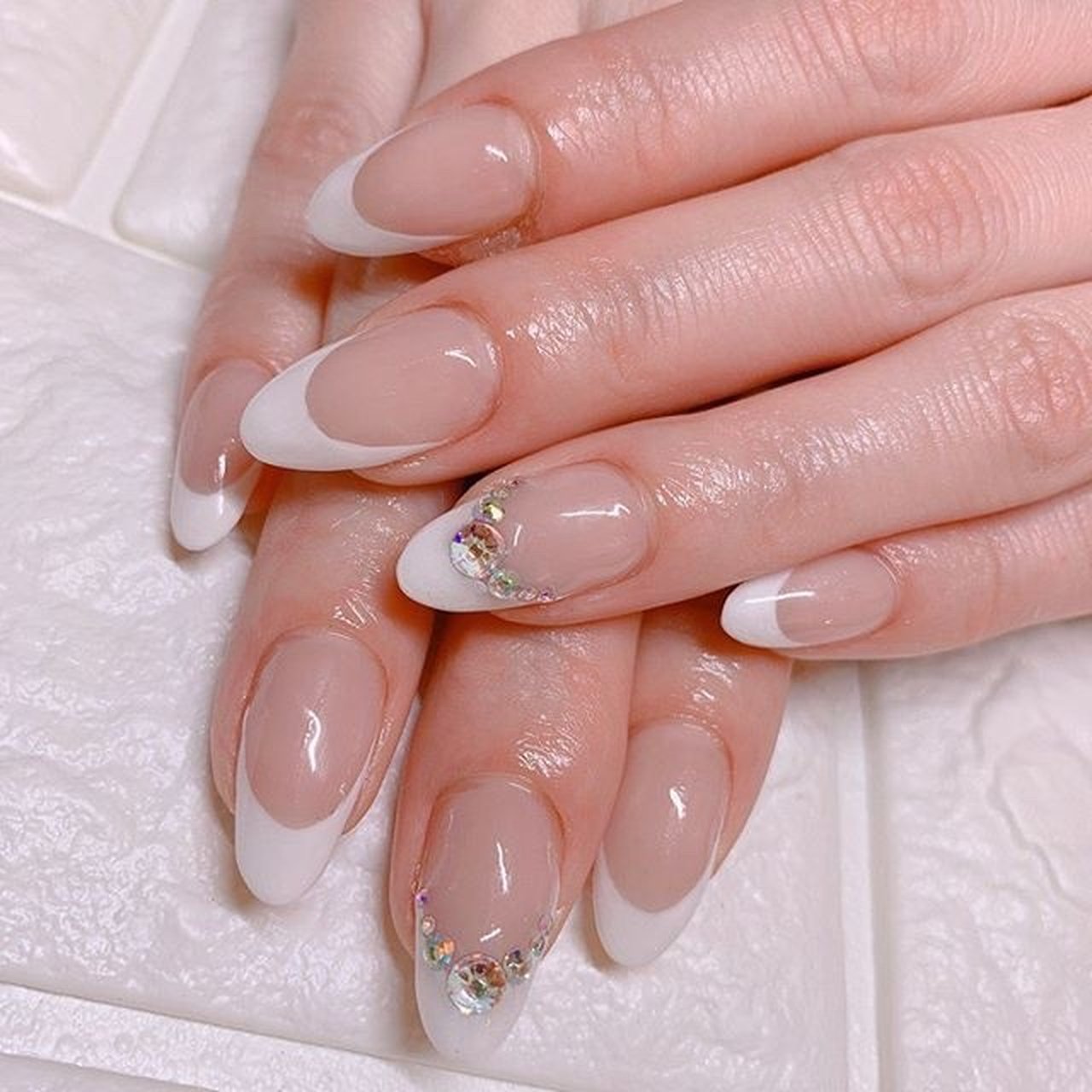 ハンド シンプル フレンチ ジェルネイル お客様 美爪表現家 Kirari のネイルデザイン No ネイルブック