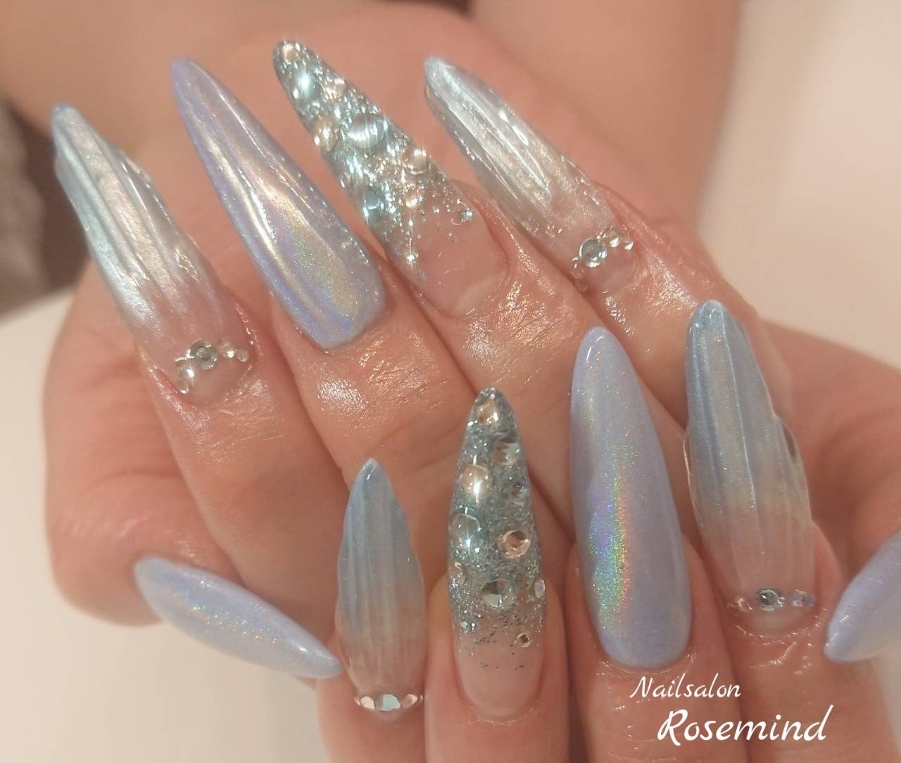 夏 海 リゾート ハンド グラデーション Nail Rosemindのネイルデザイン No ネイルブック