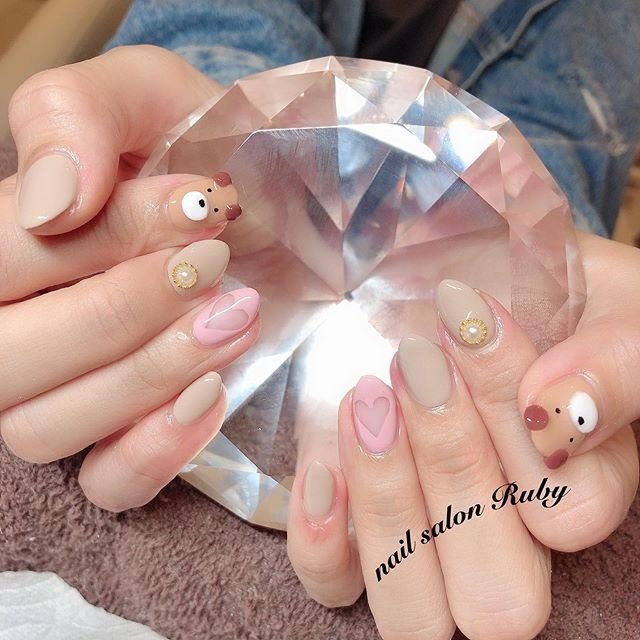 秋 冬 オールシーズン バレンタイン ハンド Shoko14のネイルデザイン No ネイルブック