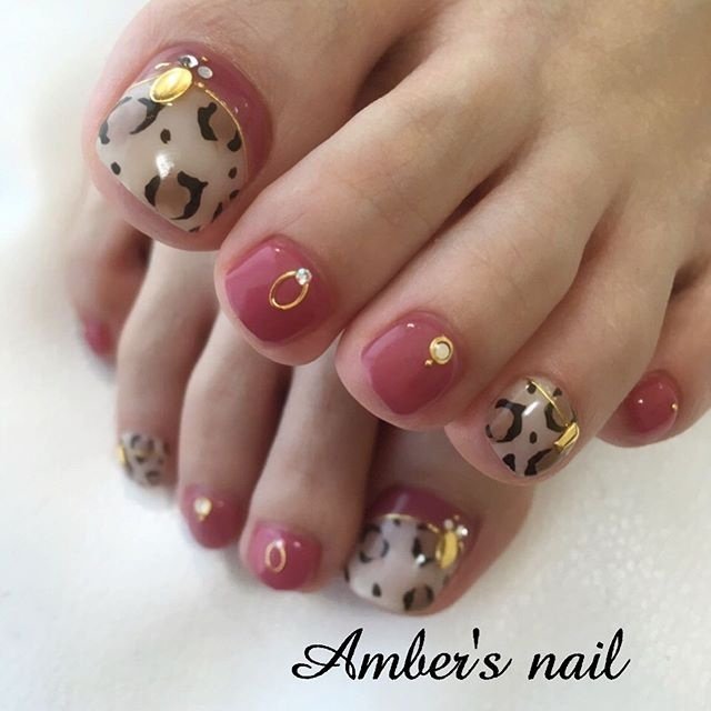 秋 冬 デート 女子会 フット Amber S Nail アンバーズネイルのネイルデザイン No ネイルブック