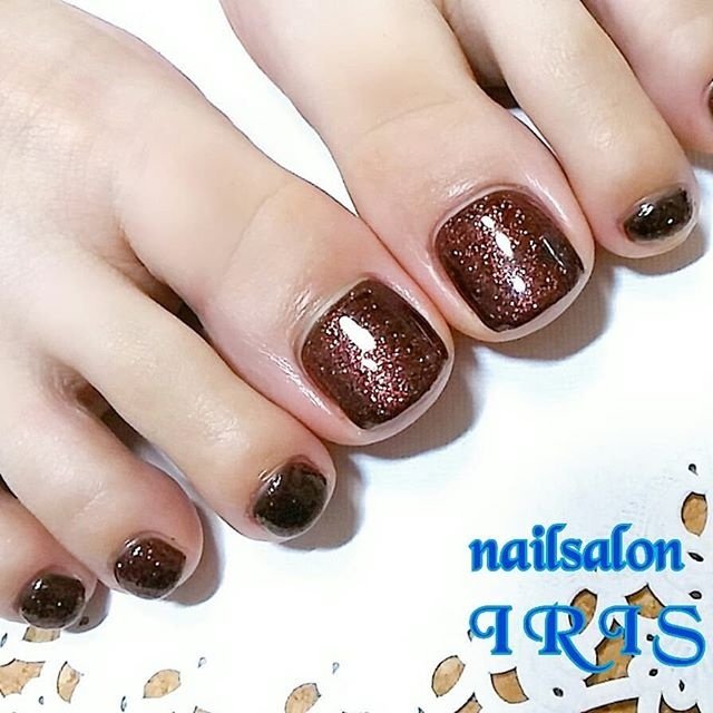 秋 オールシーズン ハロウィン パーティー フット Iris Sammyのネイルデザイン No ネイルブック