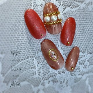 ネイルパーツ ボールチェーン ネイルチェーン ブリオンチェーン 紅く