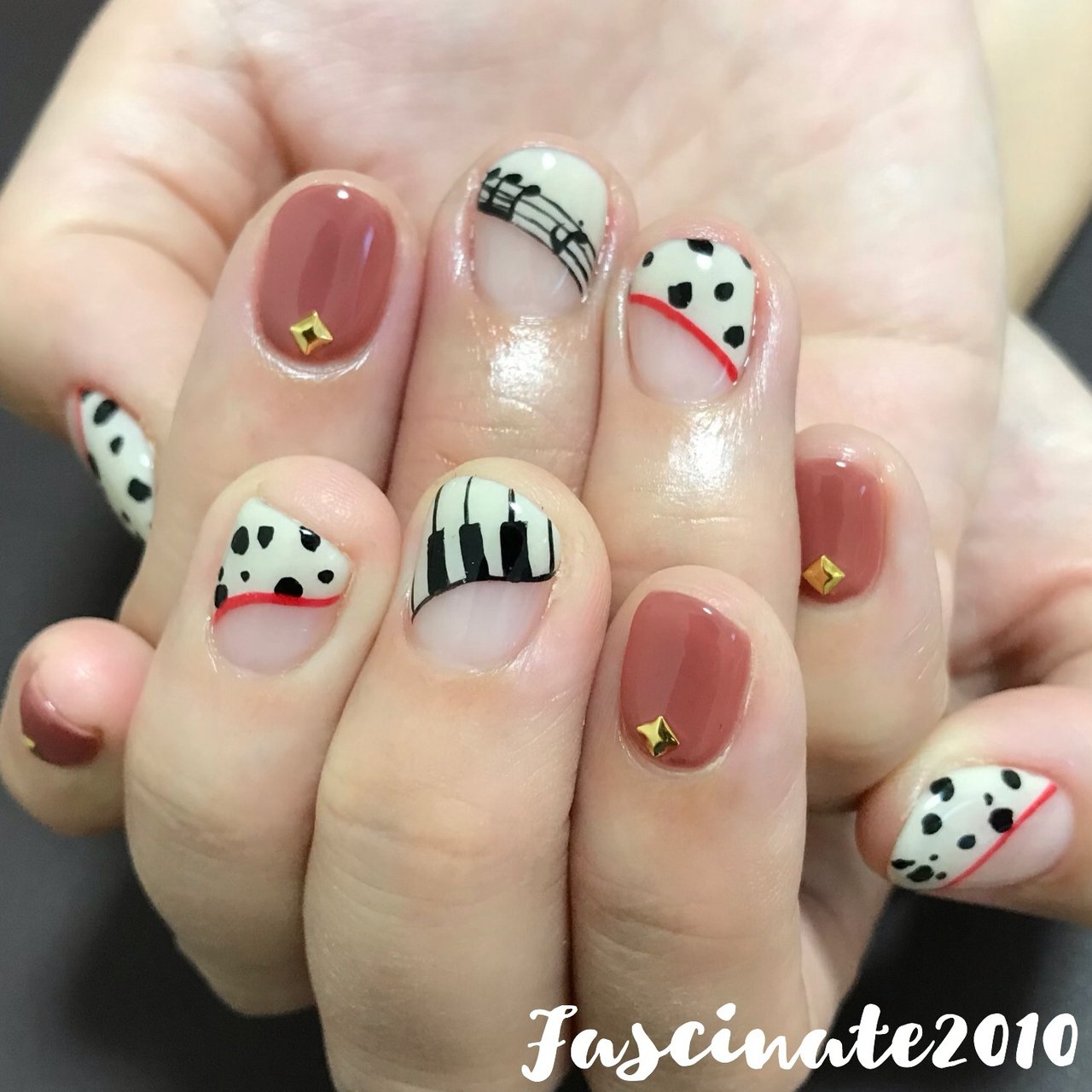 秋 冬 デート 女子会 ハンド Fascinate10のネイルデザイン No ネイルブック