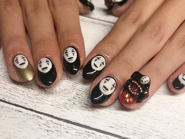 オールシーズン 旅行 ハロウィン ハンド 痛ネイル Lucas Nailのネイルデザイン No ネイルブック