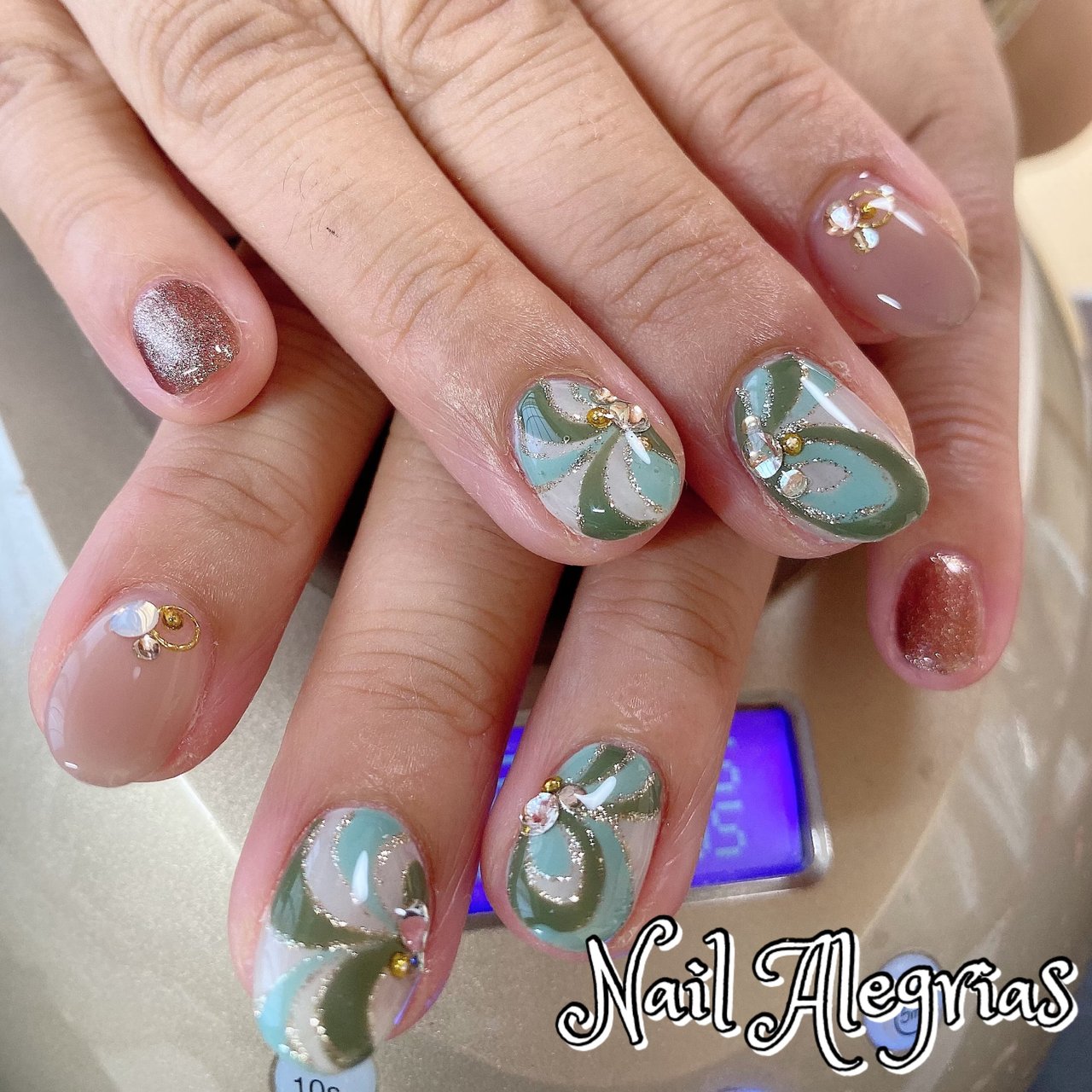 秋 オフィス デート 女子会 ハンド Nail Alegrias ネイルアレグリアス のネイルデザイン No ネイルブック