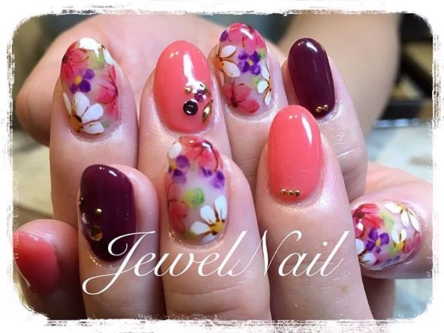 秋 冬 パーティー 女子会 ハンド Jewel Salon Total Beauty 旧jewel Nail のネイル デザイン No ネイルブック