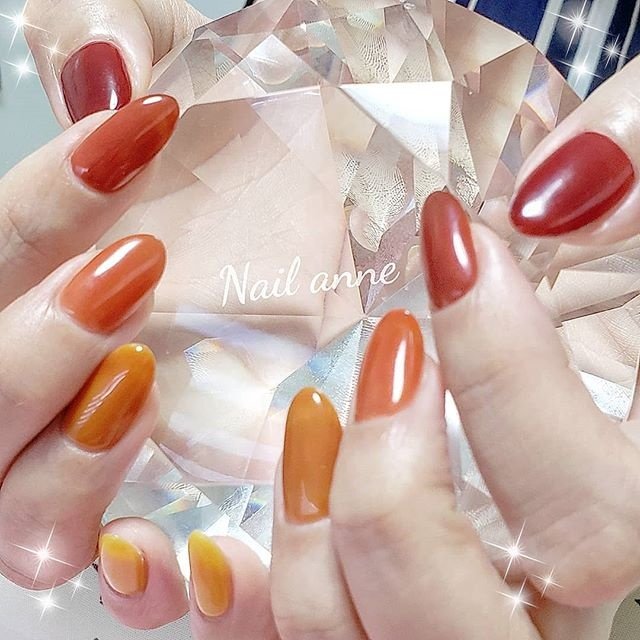 秋 オールシーズン ハンド シンプル ワンカラー Nail Anneのネイルデザイン No 4716978 ネイルブック