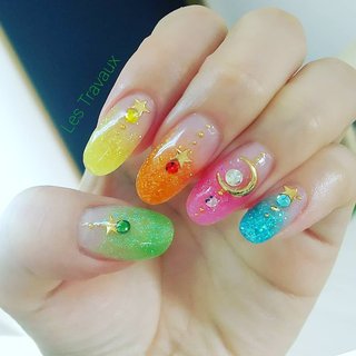 人気順 シンプル セーラームーンネイルのネイルデザイン ネイルブック