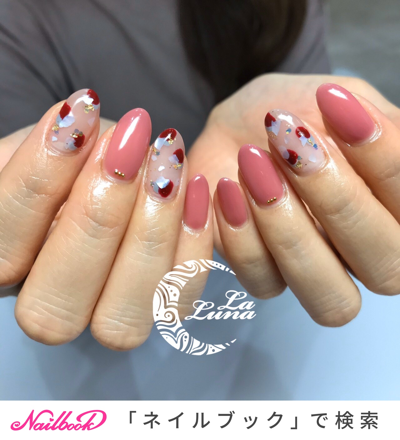 人気順｜ピンク/#金箔⁣のネイルデザイン(9ページ目)｜ネイルブック 