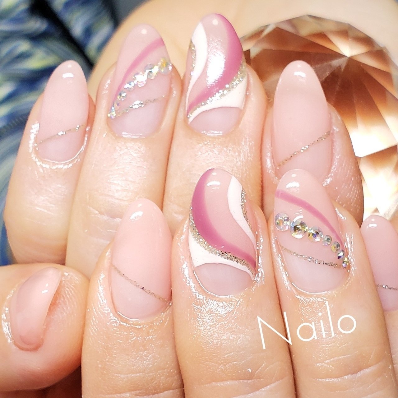 オールシーズン オフィス ブライダル パーティー シンプル Nailsalon Nailoのネイルデザイン No ネイルブック