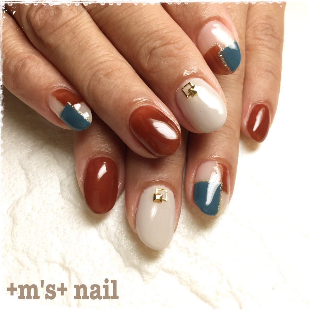 秋 冬 デート 女子会 ハンド M S Nailのネイルデザイン No ネイルブック