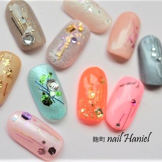 ストリングネイルのネイルデザイン ネイルブック