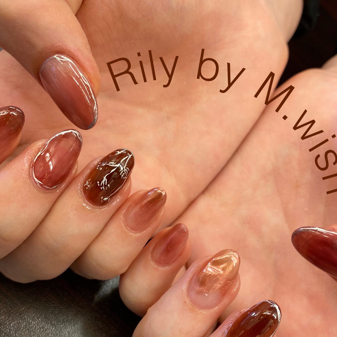 秋 冬 オールシーズン クリスマス ハンド Rily By M Wishのネイルデザイン No ネイルブック