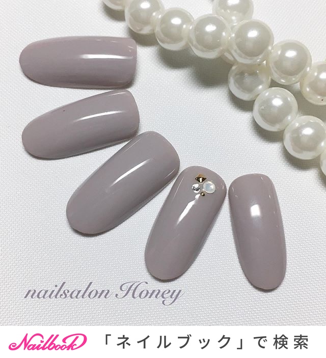 秋 冬 オフィス ハンド シンプル Minami のネイルデザイン No ネイルブック