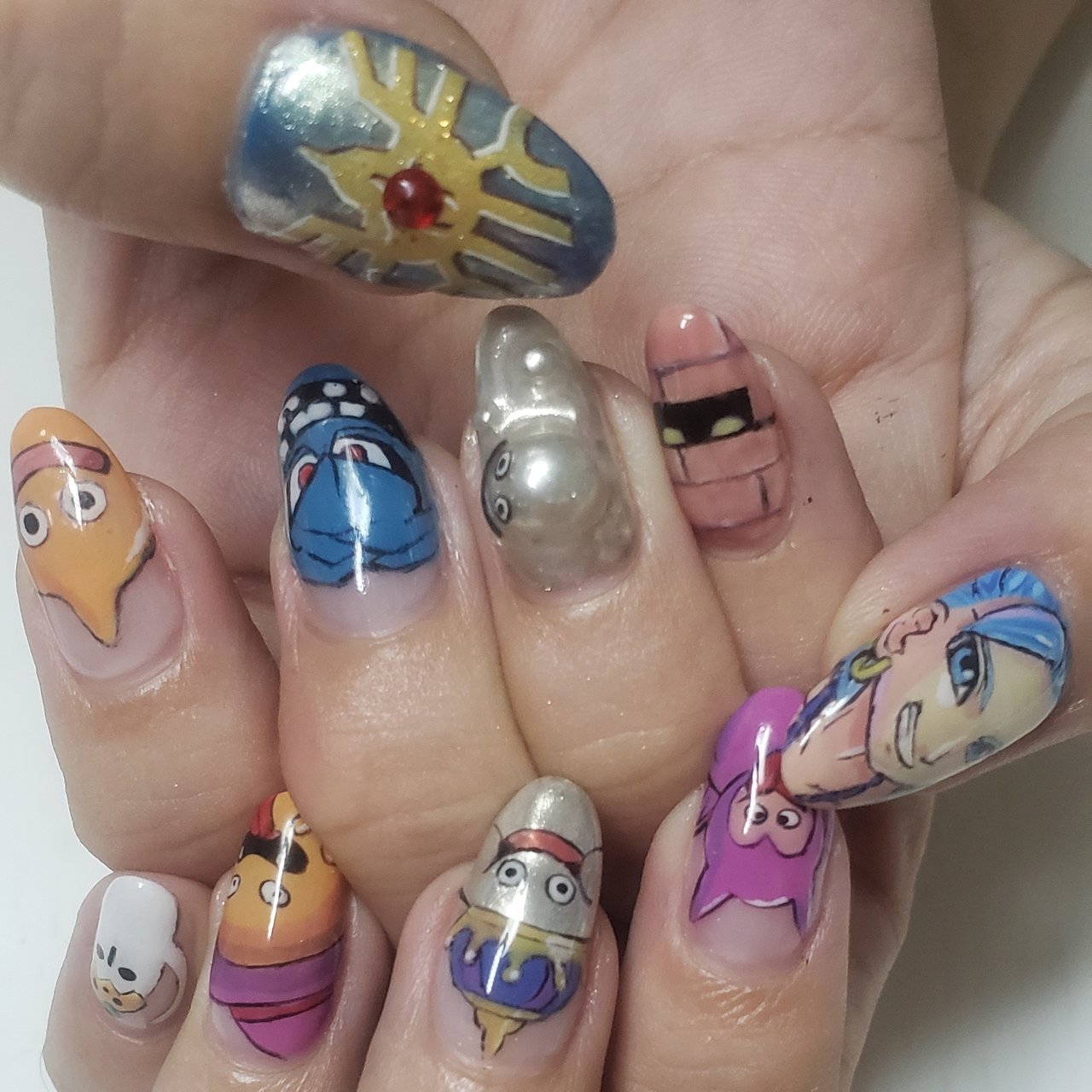 オールシーズン/ハンド/痛ネイル/キャラクター/ミディアム - shinjiの