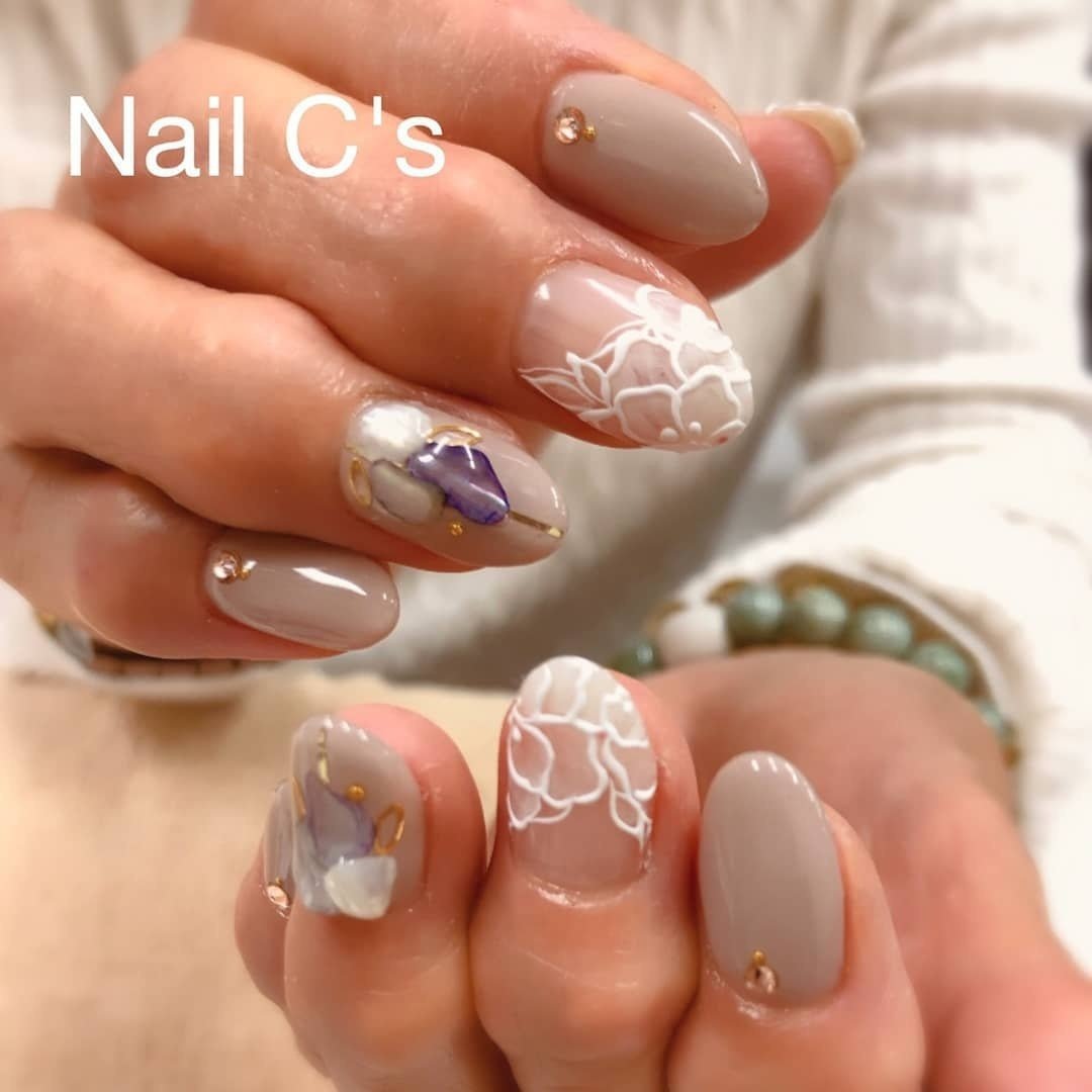 オールシーズン パーティー デート 女子会 ハンド Yumi Yoshikura Nail C S ネイルシーズ のネイル デザイン No 4738320 ネイルブック