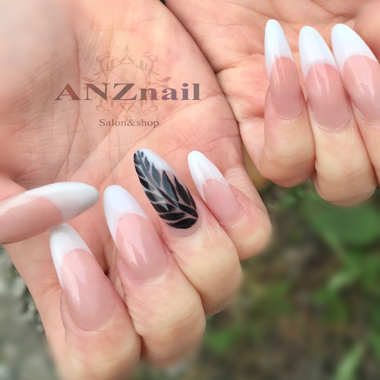 オールシーズン オフィス ブライダル ハンド フレンチ Anznail 旭川市ネイルサロン ネイリストあんず のネイル デザイン No ネイルブック