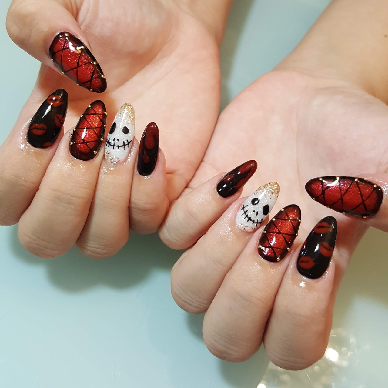 秋/ハロウィン/ハンド/キャラクター/バイカラー - Aya/privatesalon