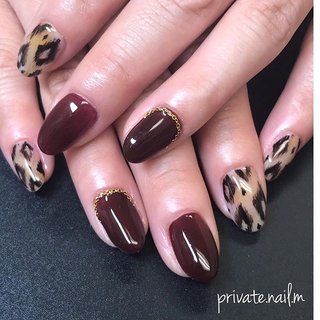 人気順 レオパード ヒョウ柄 出雲市ネイルのネイルデザイン ネイルブック