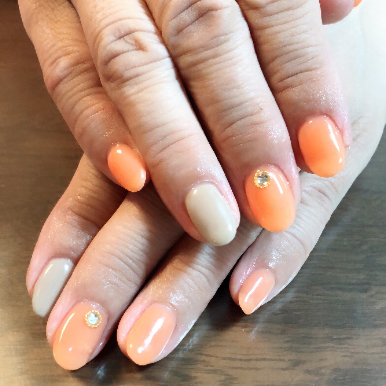 秋 オールシーズン ハンド ワンカラー ショート Nailsalonlilyのネイルデザイン No ネイルブック