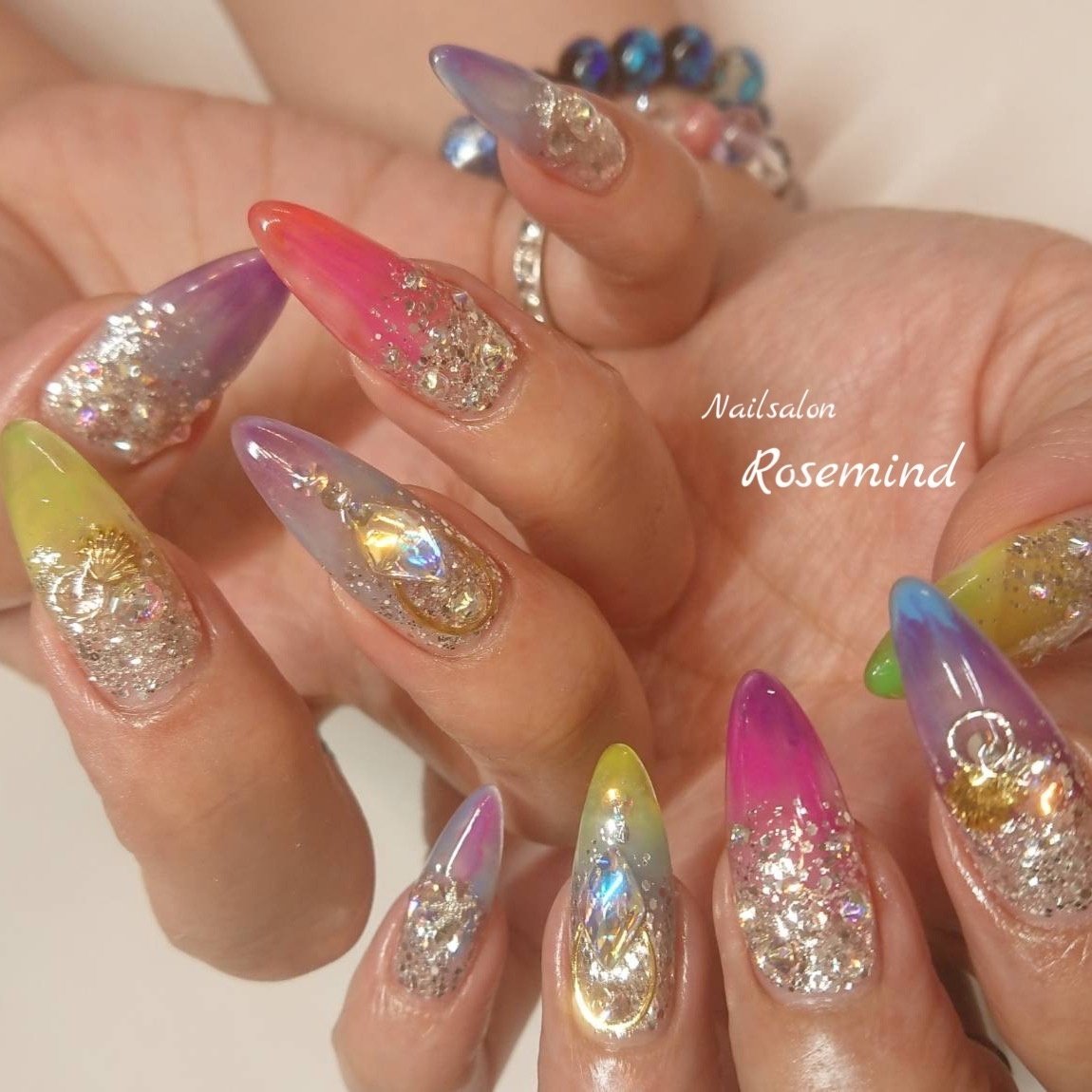 夏 海 リゾート パーティー ハンド Nail Rosemindのネイルデザイン No ネイルブック