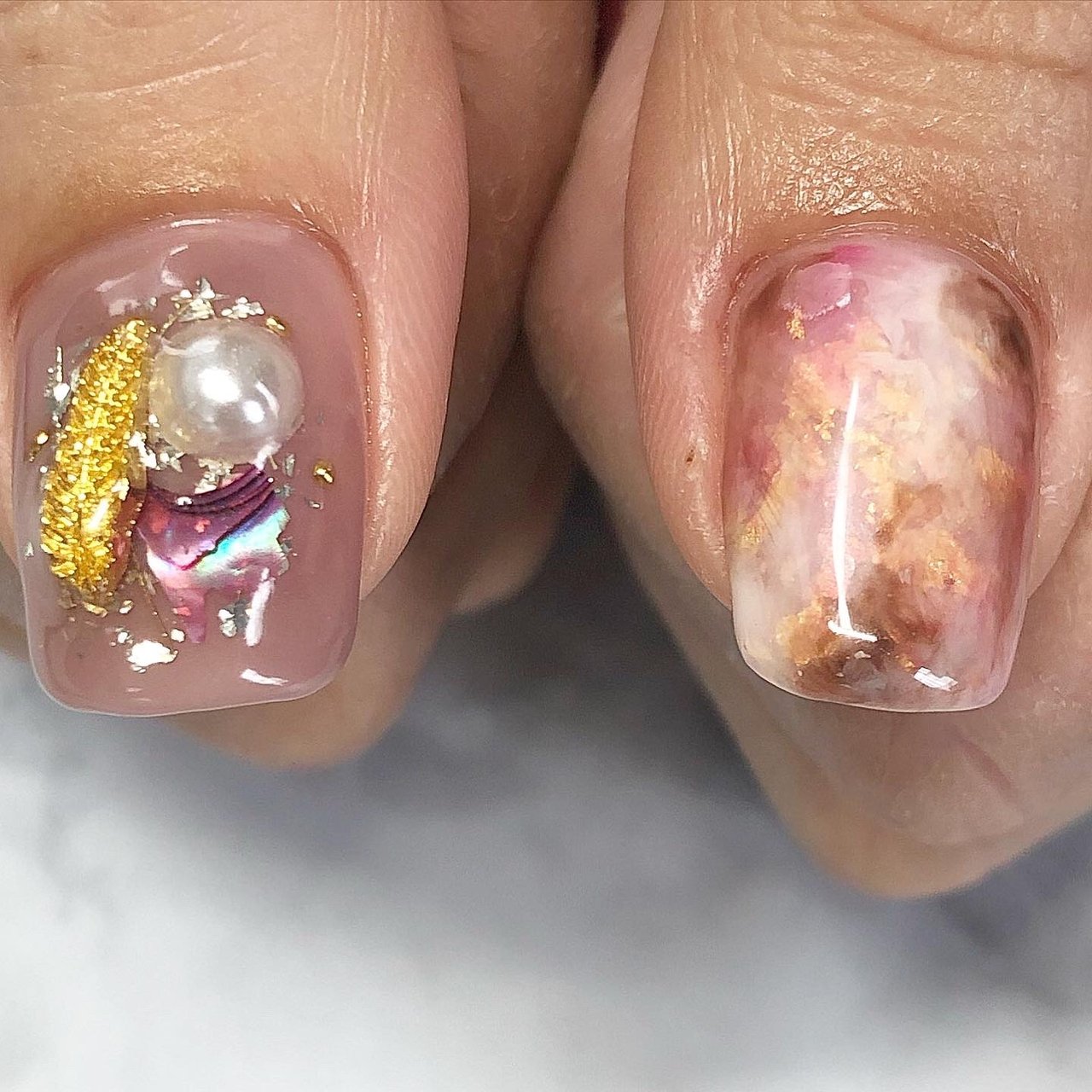 オールシーズン ホワイト ピンク Maiのネイルデザイン No ネイルブック