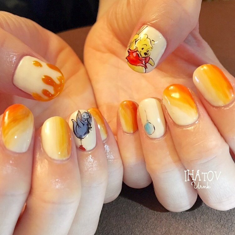 オールシーズン 旅行 リゾート ハンド キャラクター Ihatov Nailarts のネイルデザイン No ネイルブック