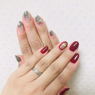 人気順 ジェルネイル エンジのネイルデザイン ネイルブック