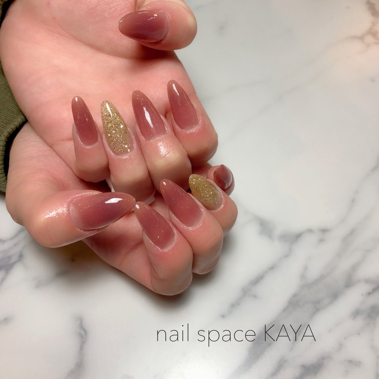 秋 冬 オールシーズン ハンド シンプル Nailspacekayaのネイルデザイン No ネイルブック