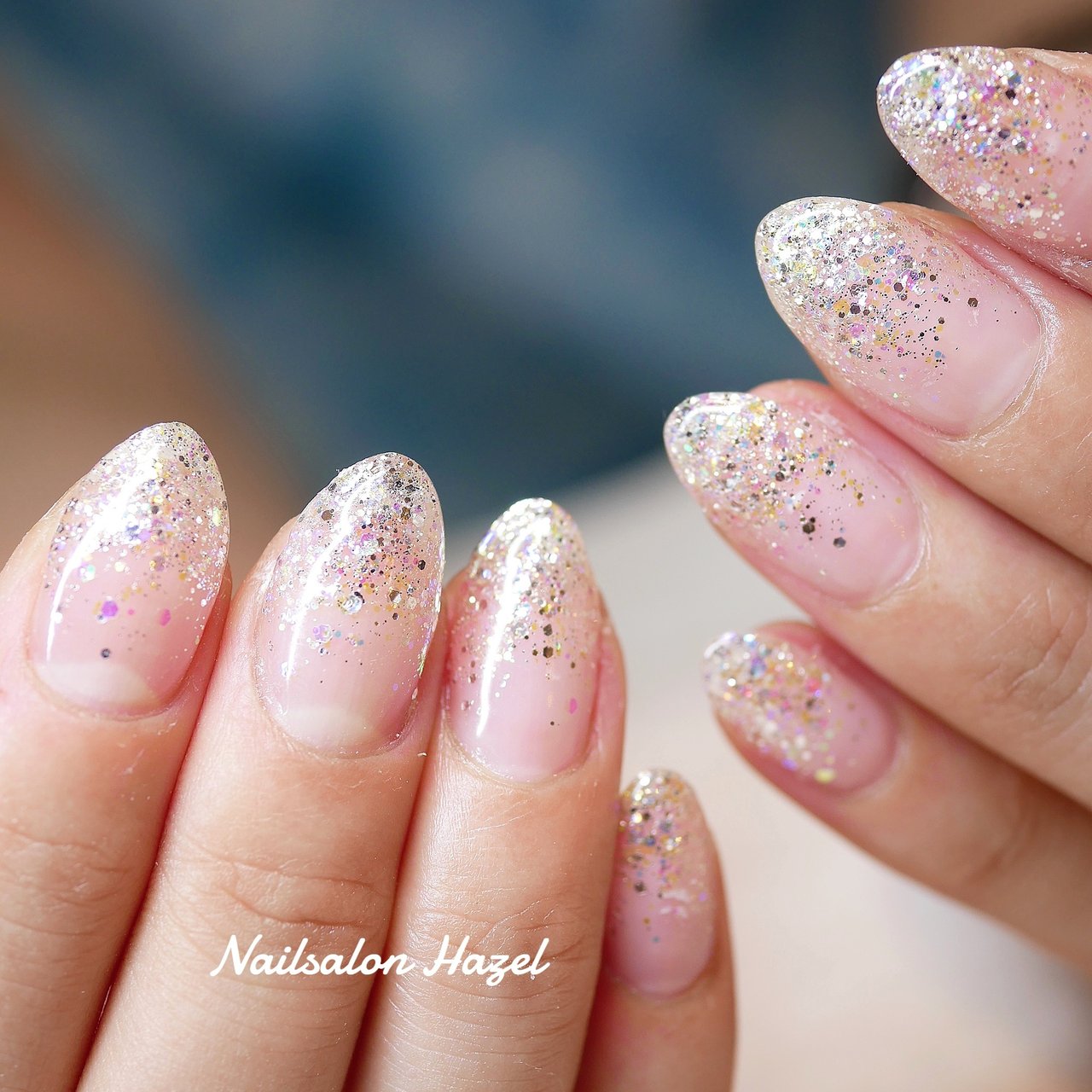 オールシーズン ブライダル パーティー ハンド シンプル Nailsalon Hazelのネイルデザイン No ネイルブック