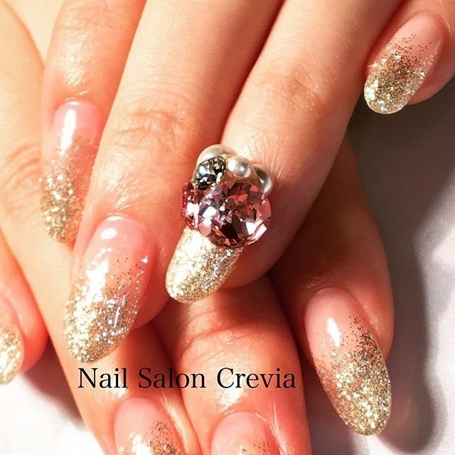 オールシーズン 成人式 ブライダル ハンド シンプル Nail Salon Creviaのネイルデザイン No ネイルブック