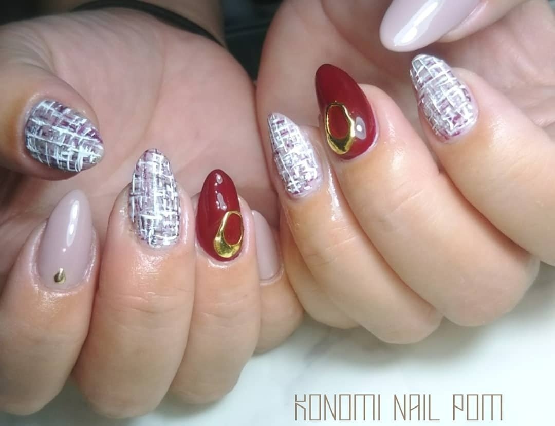 秋 冬 卒業式 デート ハンド Konomi Nail Pomのネイルデザイン No ネイルブック